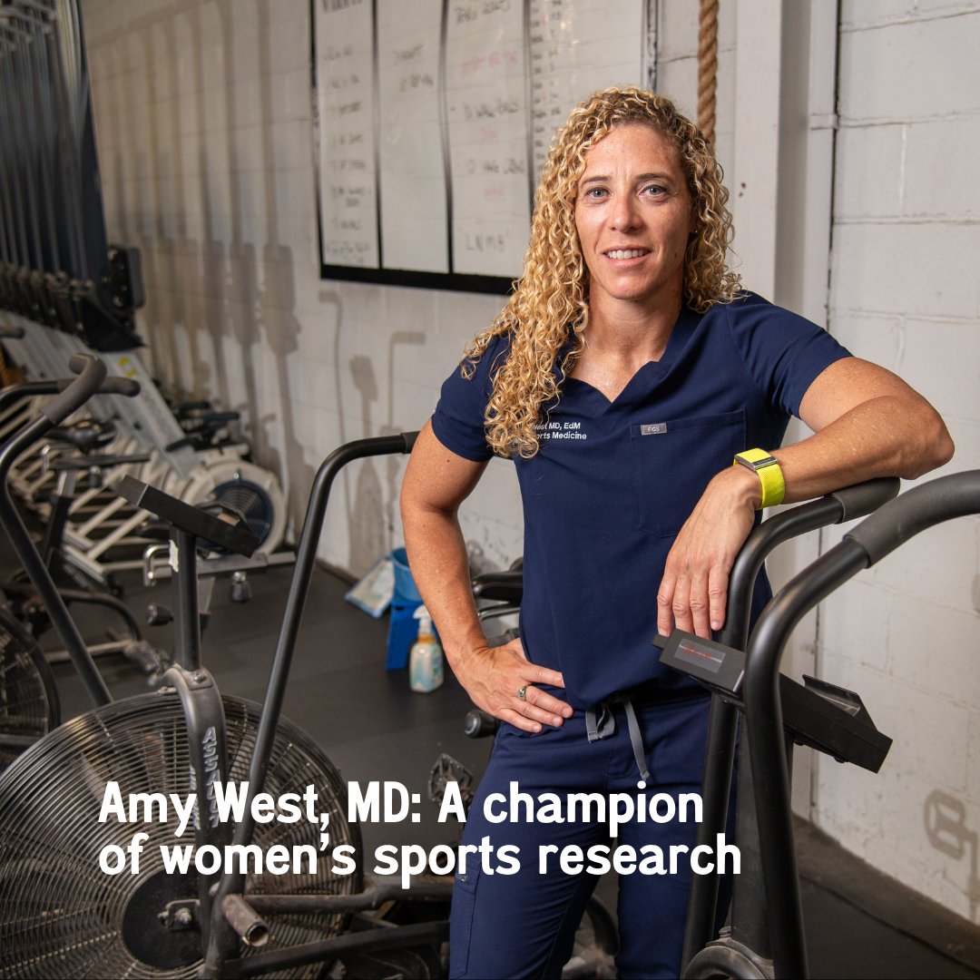 Katz Institute for Women's Health (@katzwomenshlth) on Twitter photo Women make up half of all athletes, yet only 6% of sports research focuses on them. That’s why <a href="/AmyWestMD/">Amy West MD, EdM, CF-L2, CAQSM</a> is studying female college athletes to uncover when and why injuries happen. Discover how Dr. West is working to close the research gap: bit.ly/4jNPGaC Women make up half of all athletes, yet only 6% of sports research focuses on them. That’s why <a href="/AmyWestMD/">Amy West MD, EdM, CF-L2, CAQSM</a> is studying female college athletes to uncover when and why injuries happen. Discover how Dr. West is working to close the research gap: bit.ly/4jNPGaC