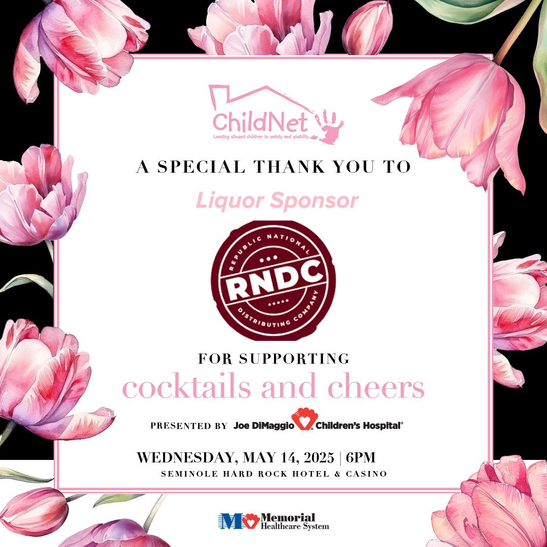 Thank you to <a href="/RNDC_USA/">RNDC-USA</a> for becoming a Liquor Sponsor of our Cocktails and Cheers event, taking place on Wednesday, May 14th @hardrockholly!
