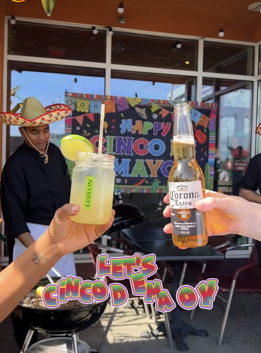 TimesSquareNYC's tweet photo. In queso you didn’t know, it’s #CincoDeMayo! 🍹 What better place to have a fiesta than in #TimesSquare 🌟

🌮 Amor Loco
🌮 @DosCaminos 
🌮 @HavanaCentral 
🌮 @pinktaco 
🌮 @StCloudNYC 
🌮 @SombreroNYC 
🌮 @ToloacheNYC 

#NYC #NewYork #LatinRestaurant #NYCBusiness https://t.co/hqTfSt6xAu