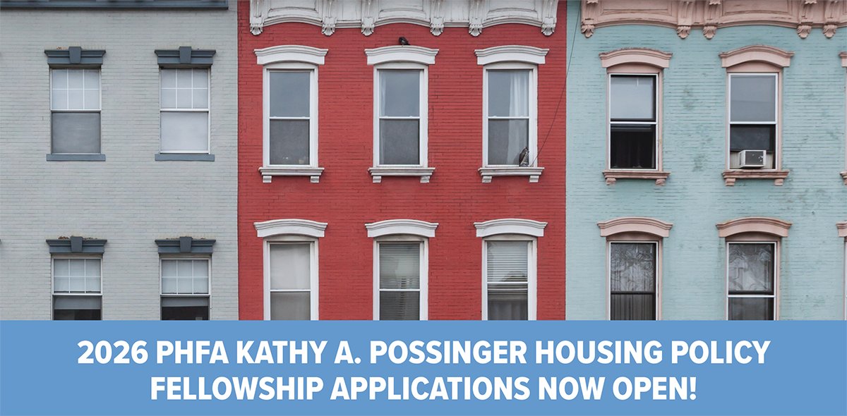 We’re now accepting applications for our 2026 Kathy A. Possinger Housing Policy Fellowship! Help us spread the word about this opportunity, which funds research on a pressing housing or community development topic. Learn more at phfa.org/news/pressrele….