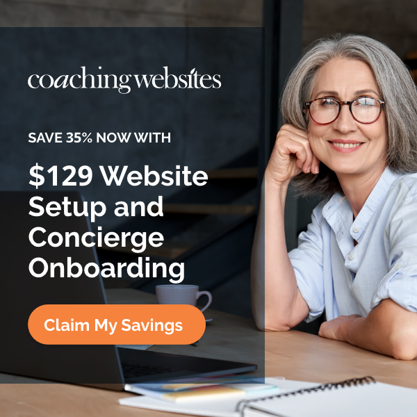 ICFGeorgia's tweet photo. 🚨Build Client Trust from the First Click. Save 35% on website setup + onboarding for just $129!

Check out coachingwebsites new offer!

#ICFGA #coachingwebsites #sponsorshipoffer #GACoaches #ProCoach https://t.co/va6cVK0t0R