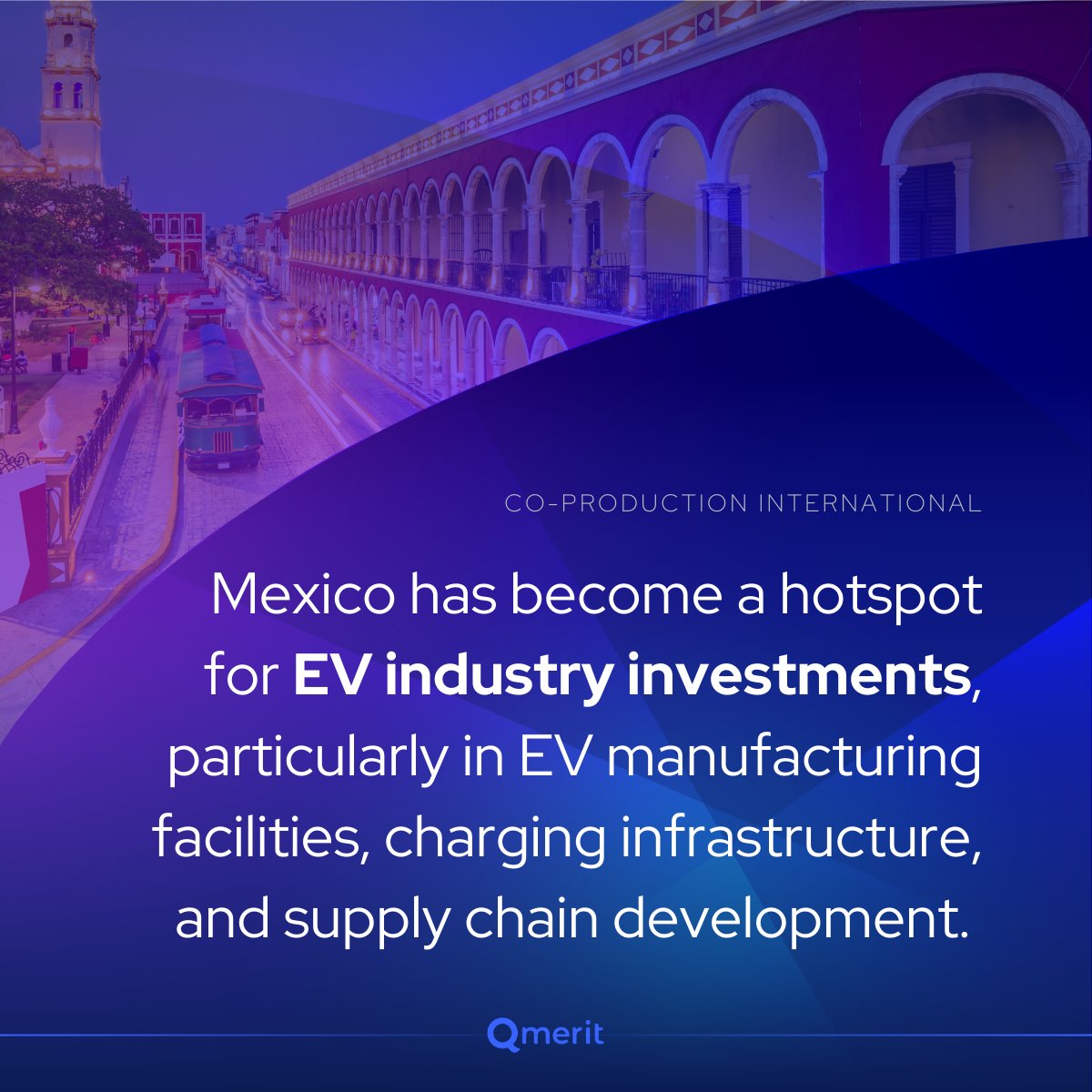 Qmerit's tweet image. By 2026, Mexico’s #EVProduction is expected to surpass 300,000 vehicles annually, fueled by strong demand across the U.S., Canada, and Latin America.

Learn more about #EVs and #EVCharging this #CincoDeMayo: hubs.ly/Q03kZNjp0