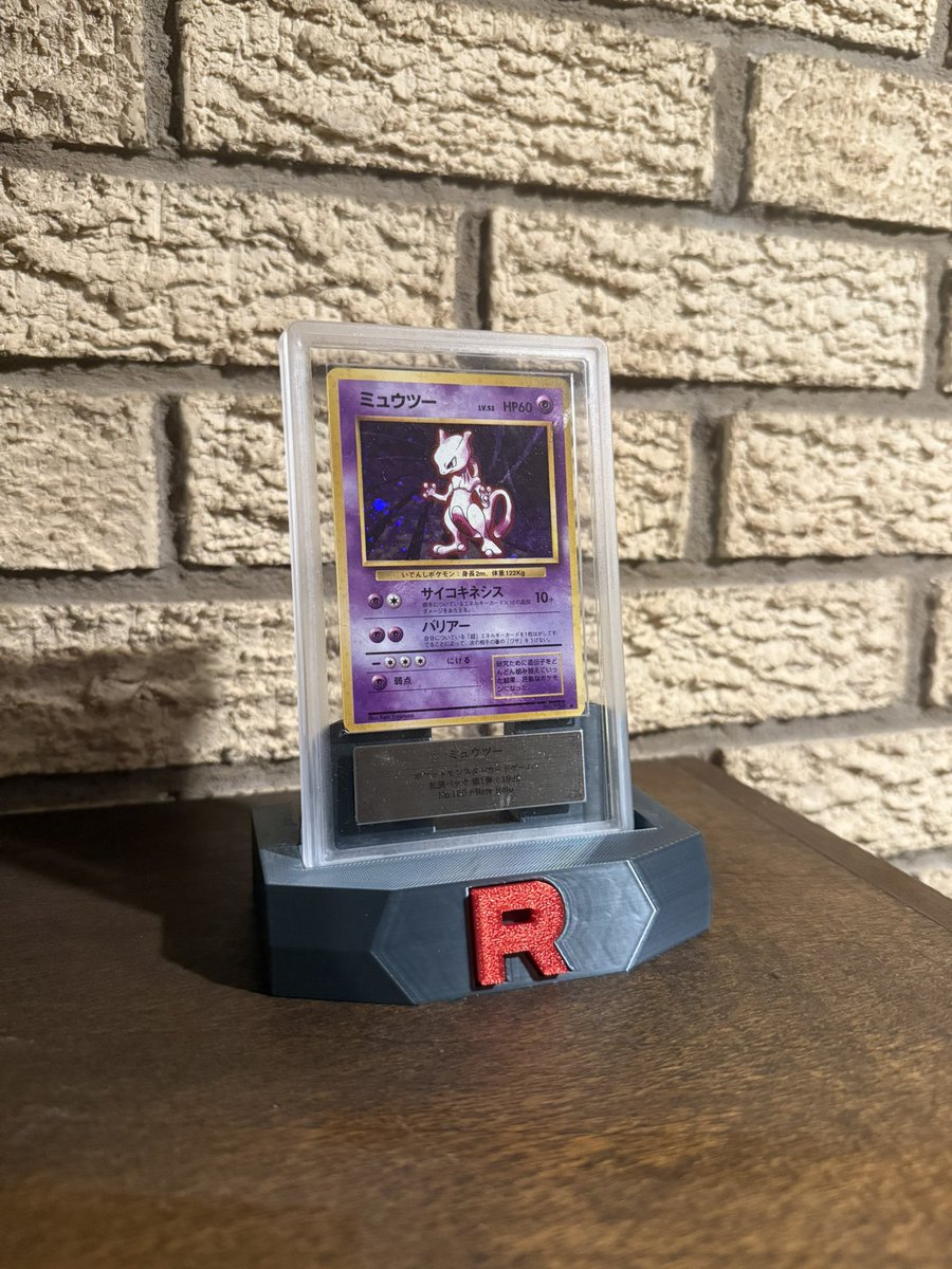 Symbiotic_Storm's tweet image. Big Giveaway! Giving away a Glory of Team Rocket Booster box, a Rocket stand a mewtube stand! To enter: Follow @Symbiotic_Storm & @coronetpokestop, like and retweet, and comment your favorite pokemon! #PokemonTCG #3DPrinting Ends 5/31/25