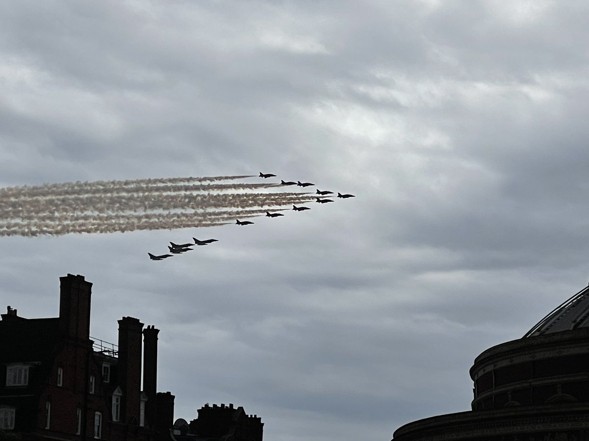 Seeing the end of the fly past during lunch break! Or was the fly past actually for <a href="/Lead_Conf/">Leadership Conference</a>