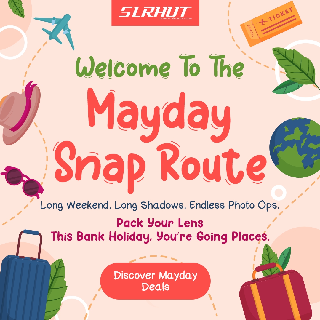 Big Savings. Better Shots.📸
Gear up this Mayday with exclusive codes:
 SHUTTER10 | WEEKDAY20 | MAYDAY40 | HOLIDAY60
🎯 Shop smart: slrhut.co.uk/?mpartner=smma…

#SLRHut #MayDay #spring  #sale #photooftheday #cameraman  #BankHolidayMonday