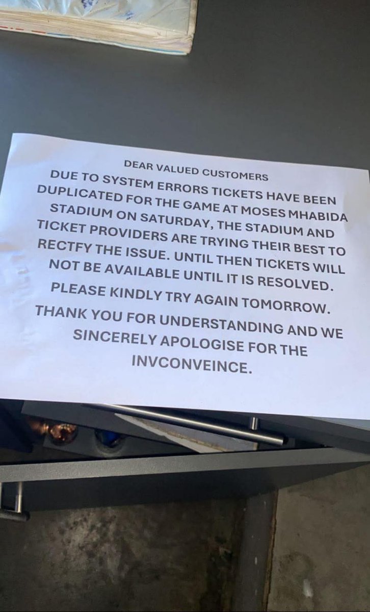 TJOVITJO feed your eyes, soccer lovers struggling to get tickets for Nedbank Cup final in Durban Moses Mabhida stadium 10 May, usslees someone failed supporter's to buy tickets before black markets selling tickets with double prices, we booked hotel's and transportation sector