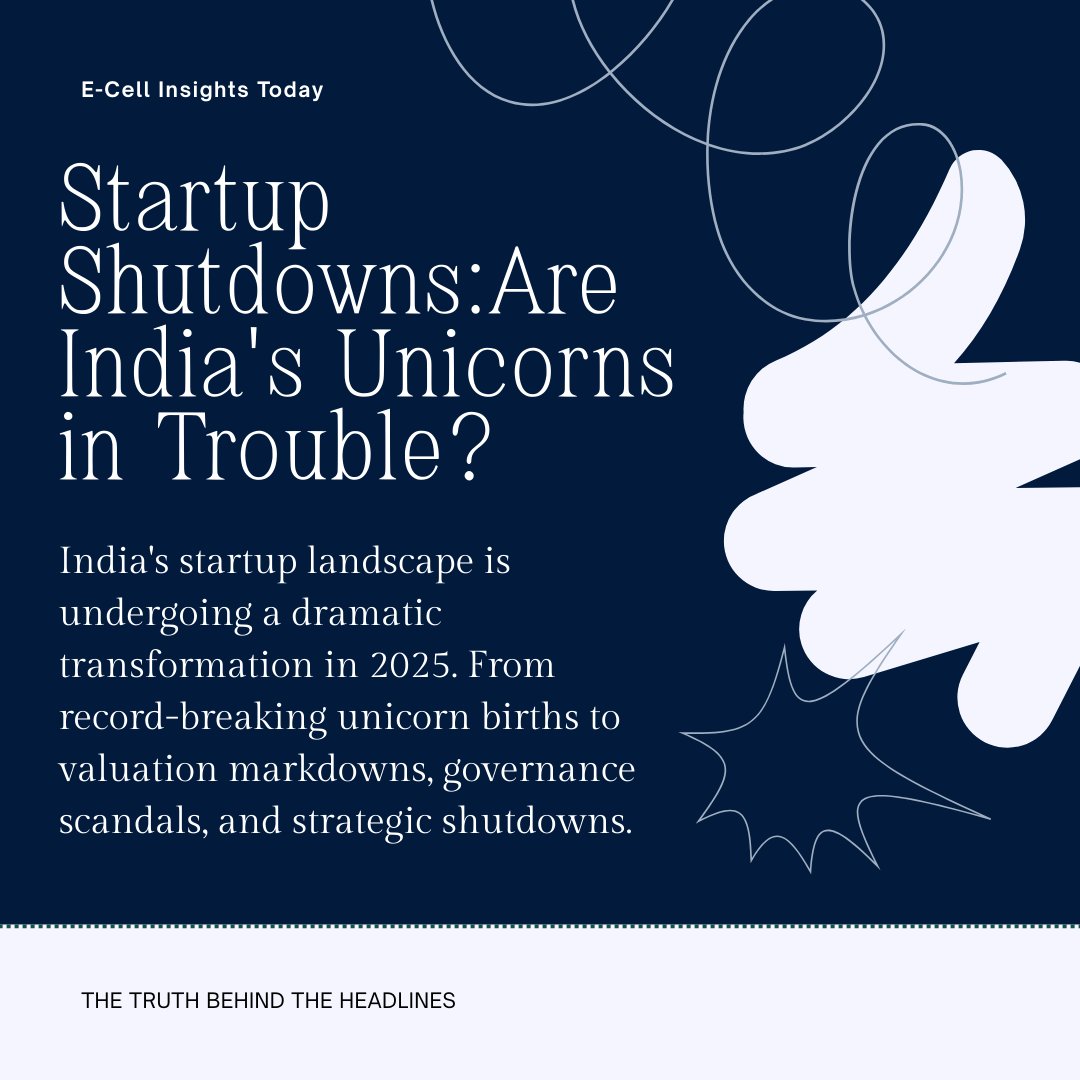 India’s startup scene is shifting — Unicorns falling, Zebras rising.
We’ve covered it all in our latest Instagram post with powerful visuals.

Check it out here: [instagram.com/p/DJOpkqqRtjA/…]

#StartupIndia #ECellInsights #ZebraVsUnicorn #ValuationReset #IPSacademy #Startup2025