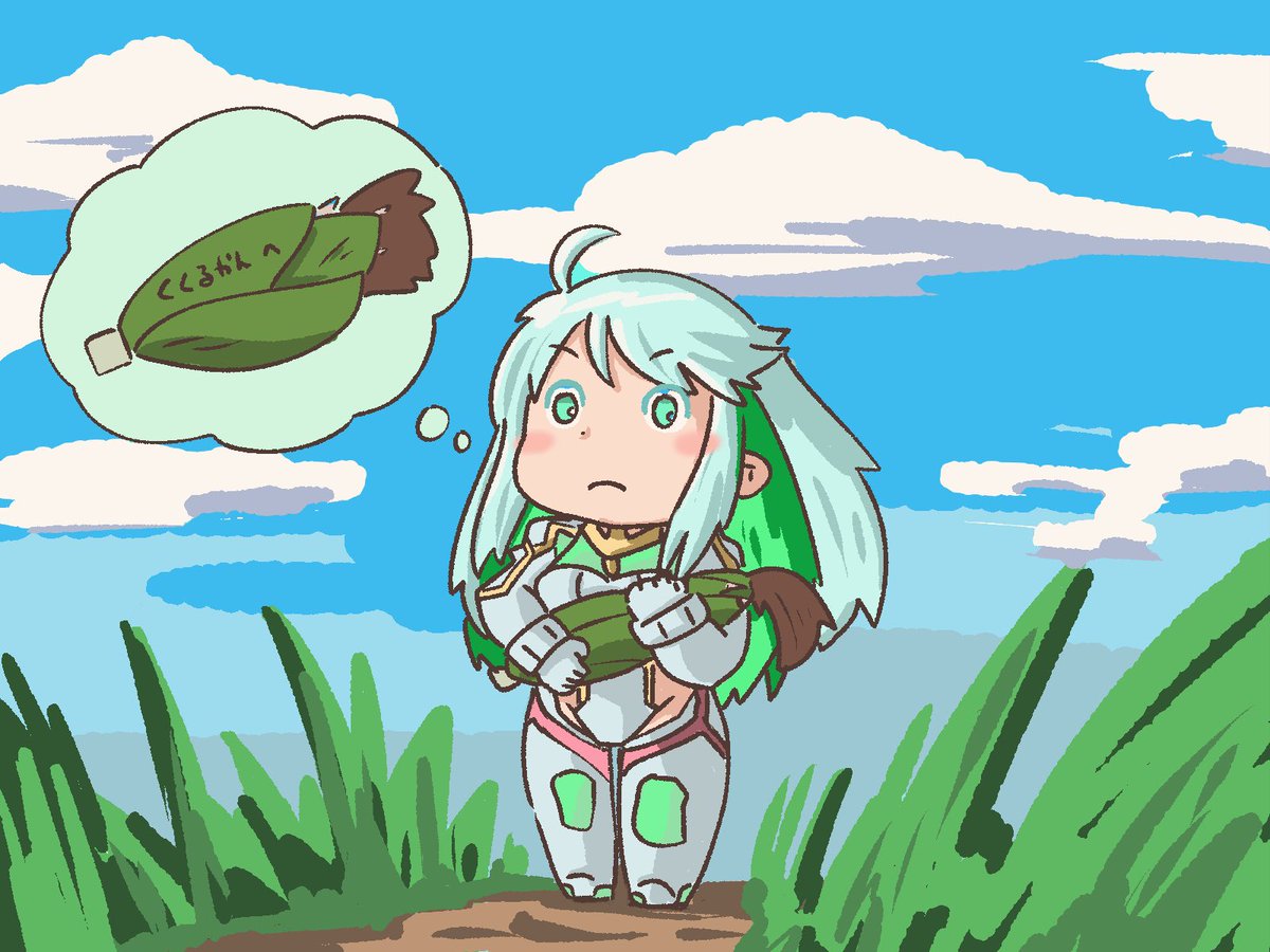#みどりの日なので緑色の画像を貼る
みどり色多めをのせのせ🟩 