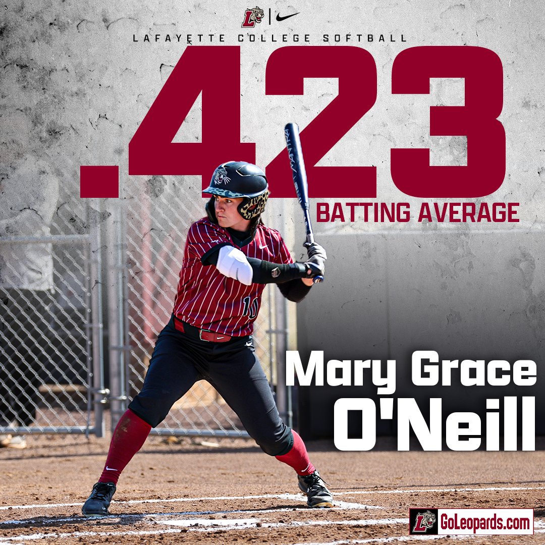 Mary Grace O'Neill wrapped up 2025 with a .423 batting average. She is the first player in nearly three decades to hit above .400 for a season and ranks third in single-season batting average.

#RollPards #ClimbTheHill