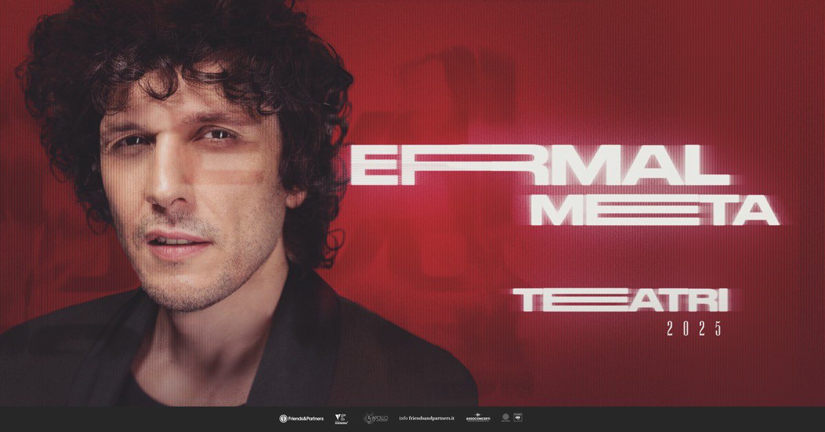 #duse2425 Ermal Meta torna nei teatri per ritrovare il pubblico in una dimensione più intima condividendo un viaggio musicale che spazierà dai successi di repertorio all'ultimo album 'Buona Fortuna'

In scena questa sera 5 maggio ore 21

➡️ teatroduse.it/spettacoli/erm…