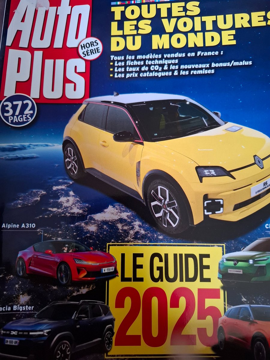 laurence1119436's tweet image. #AutoPlus Hors Série Toutes les #voiture du monde 2025