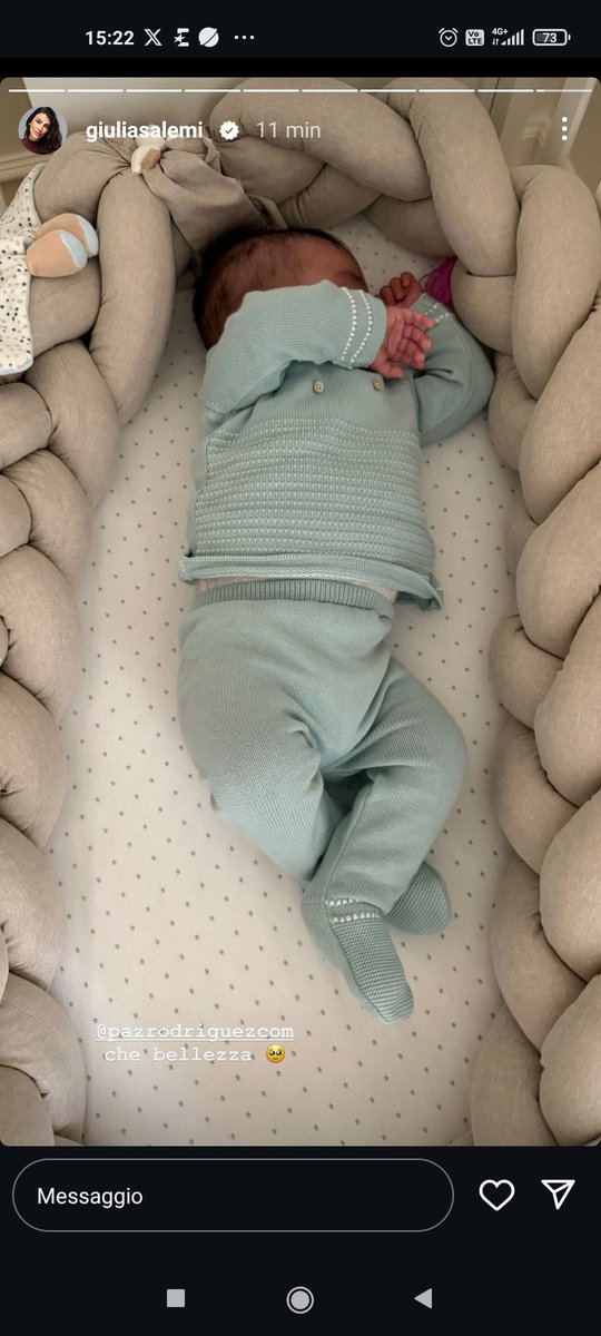 dorellaanna123's tweet photo. #PRELEMI hai ragione Giulia che bellezza 🥹💙👶🍀 #giuliasalemi @pierpaolopretel @GiuliaSalemi93 #pierpaolopretelli  @_PAZRodriguez_ oggi il re ha deciso di dormire 💙🥹👶🍀 https://t.co/CdHN31xIbl