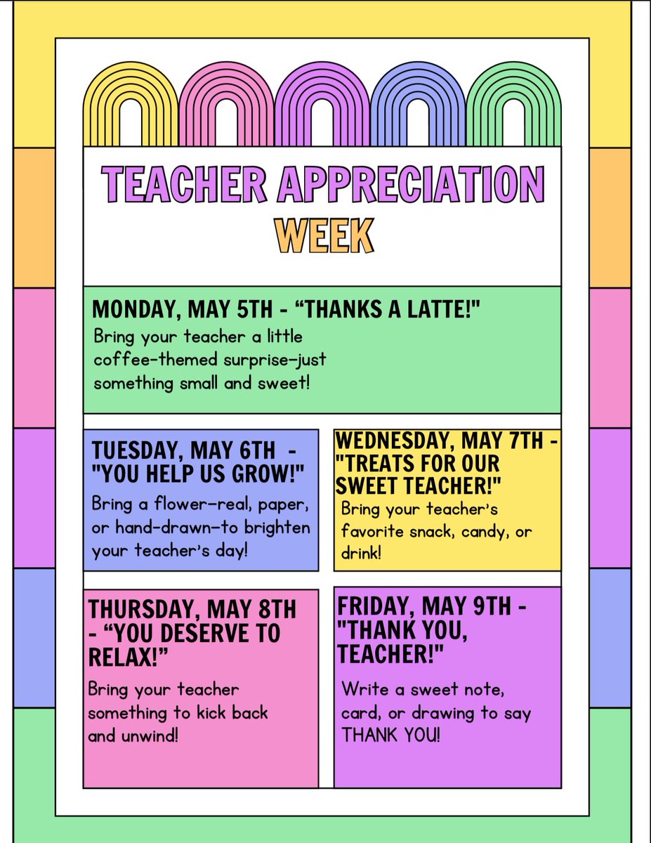 It is Teacher Appreciation Week! Let’s celebrate and support our educators for all that they do.
#teammcmullan #1team1mission