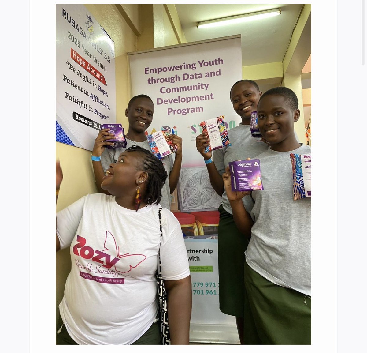 GNB_Uganda's tweet image. Our member org. @syradouganda through its Rozy pads initiative is working at keeping girls in school through menstrual hygiene management and ending period stigma. Check out more from member updates newsletter below. gnbu.org/rozy-reusable-…  @uyahf1 @cedouganda @RaisingTeensUg2