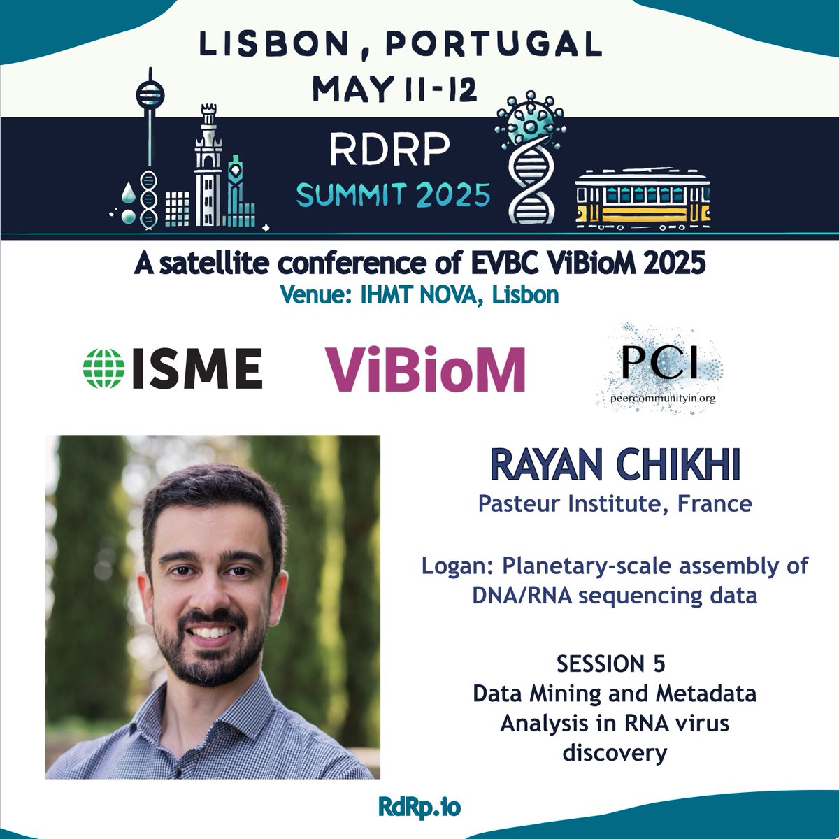 Guess who is invited as the keynote speaker for the session on "Data Mining &amp; Metadata Analysis"???
It is Rayan Chikhi!!! 
He will introduce us to Logan. You can read the preprint here: tinyurl.com/vx4cykr7

Registrations are still open for #RdRpSummit2025!