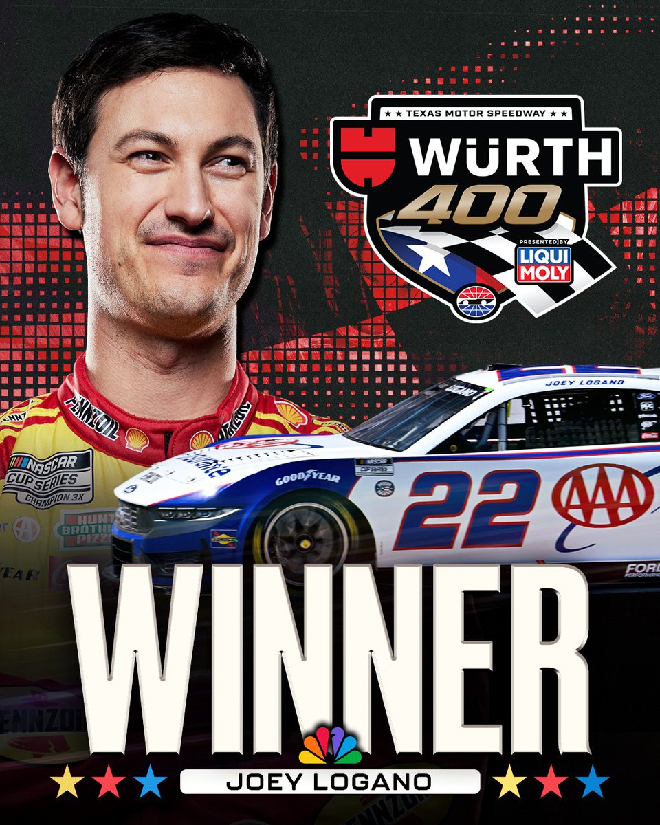 RaylanBunn's tweet image. 2025 Wurth 400 Champion!!!!
#JoeyLogano 
#AAAInsurance 
#FordMustangDarkHorse 
#FordPerformance 
#RoushYatesEngines
#TeamPenske