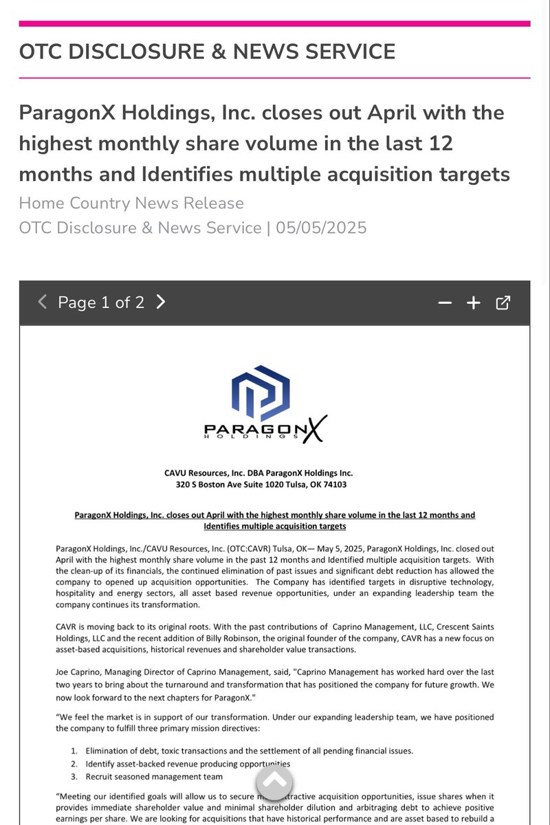 Likko_G's tweet photo. $CAvR Niceeee news!!!
Watch out for $ATwT 👀
As Kevin Cox is both $cavr $atwt board director 
We might see a great sympathy https://t.co/WM8IOyK1Wt