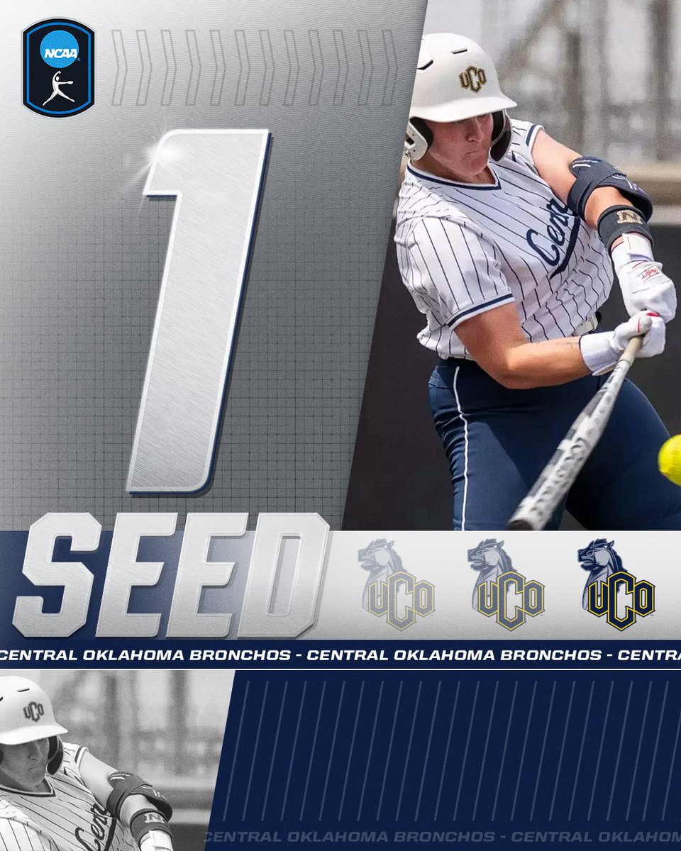 Representing the Central Region as the No. 1 seed, <a href="/UCOSoftball/">UCOSoftball</a>!

#D2SB | #MakeItYours