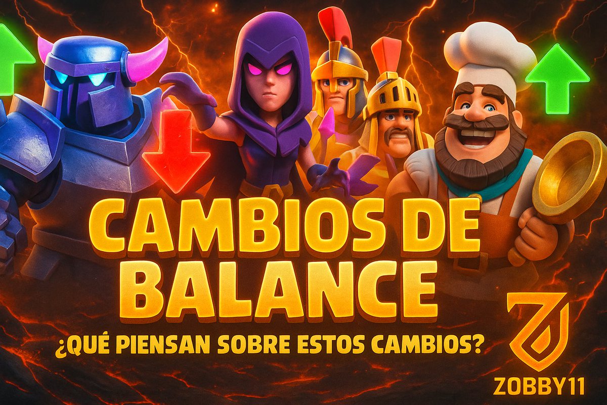 Atención❗️❗️ 

BUFF PEKKA EVO

NERF BRUJA EVO

youtu.be/MQsp3G9MVDU?si…

Toda la info aquí! #clashroyale #clashroyalenews #clashamania