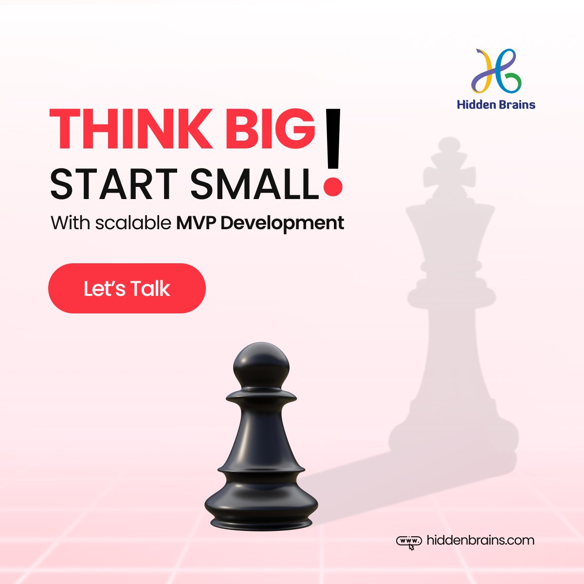 HiddenBrains's tweet image. Big dreams start with small launches! 
Build your MVP with #HiddenBrains and validate your idea faster, smarter, and cost-effectively. 
Let’s turn your vision into reality. 
Explore More: bit.ly/3Ge8t0d
#MVPDevelopment #StartupSuccess #TechPartner #AgileDevelopment