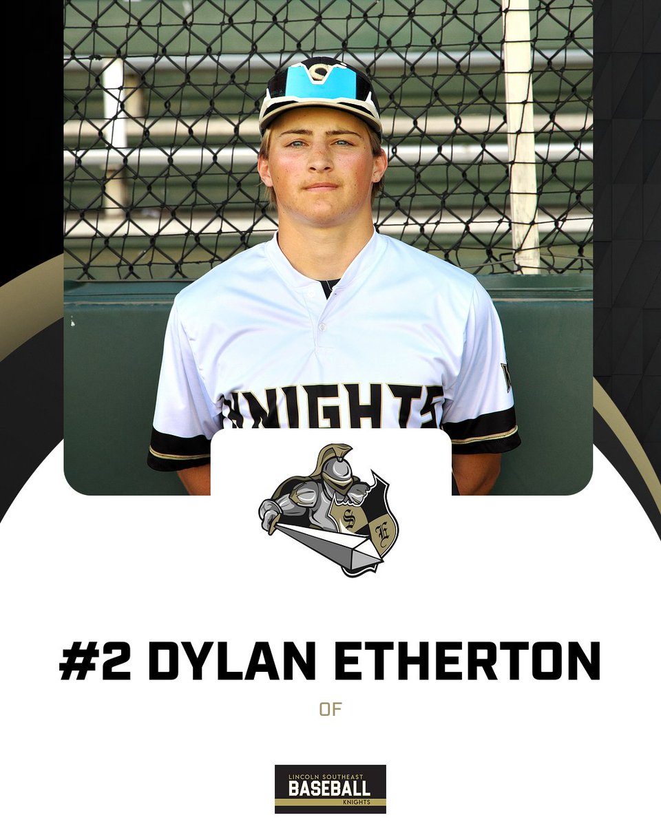 #2 Dylan Etherton
Favorite MLB Team-  KC Royals
Favorite Athlete- Tom Brady
Favorite Baseball Movie-  Bull Durham
College Plans- play baseball @ Iowa Lakes CC