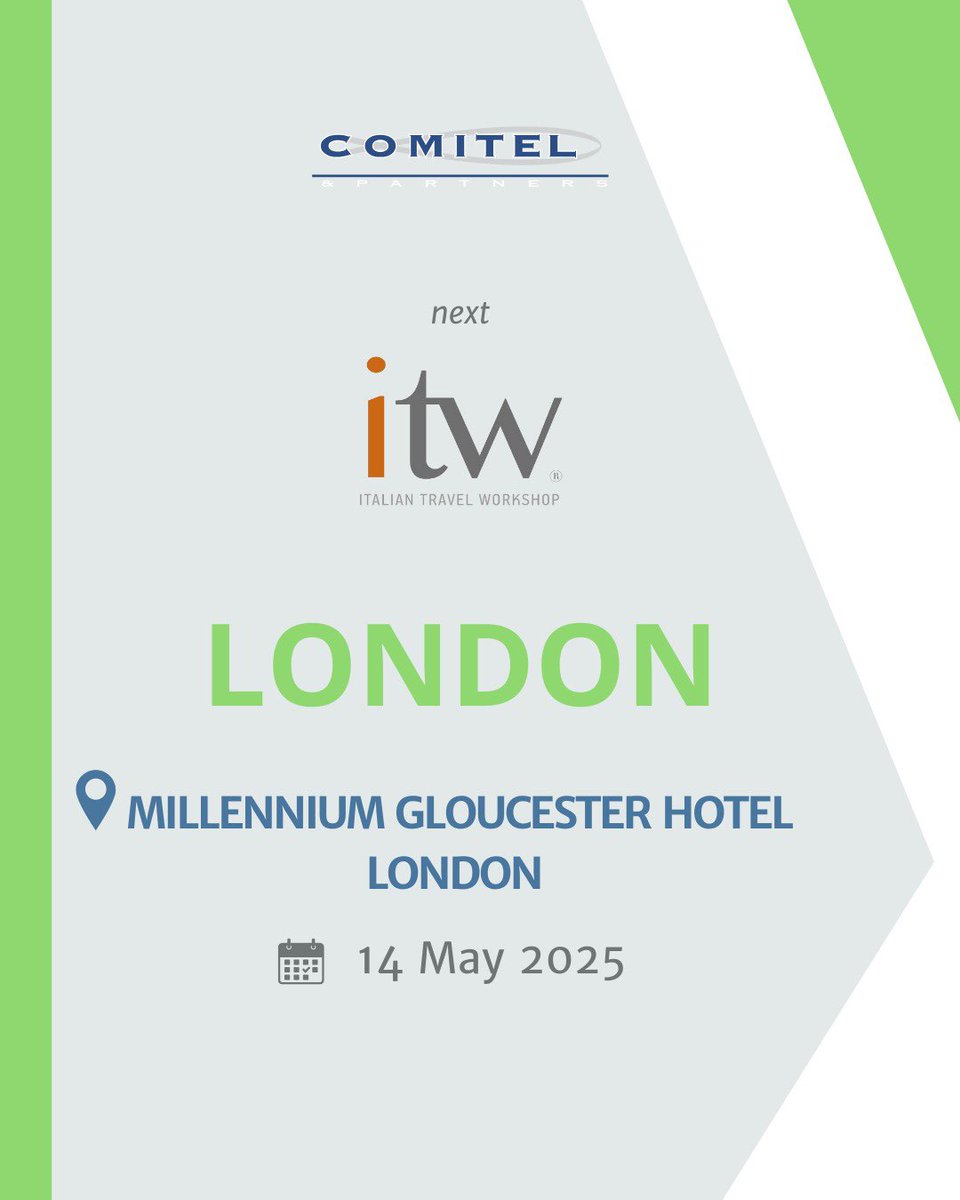🇮🇹 L’Italian Travel Workshop sbarca in Inghiterra. Il 14 maggio saremo a Londra. E voi? Sarete dei nostri?