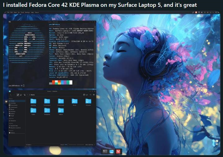 ideafella's tweet photo. IN THE LAST FEW DAYS...
They all changed to the #Linux #Fedora
Switch from #Windows10 (before #EOL, End of Life) #Windows11 #MacOS and join the #OSS community.
Say yes
#Privacy #Safety #Fun #Ricing #Linux #Free
Say no
#Ads #Tracking #Recall #MicrosoftAccount force creation! https://t.co/GDNgjOOYc8