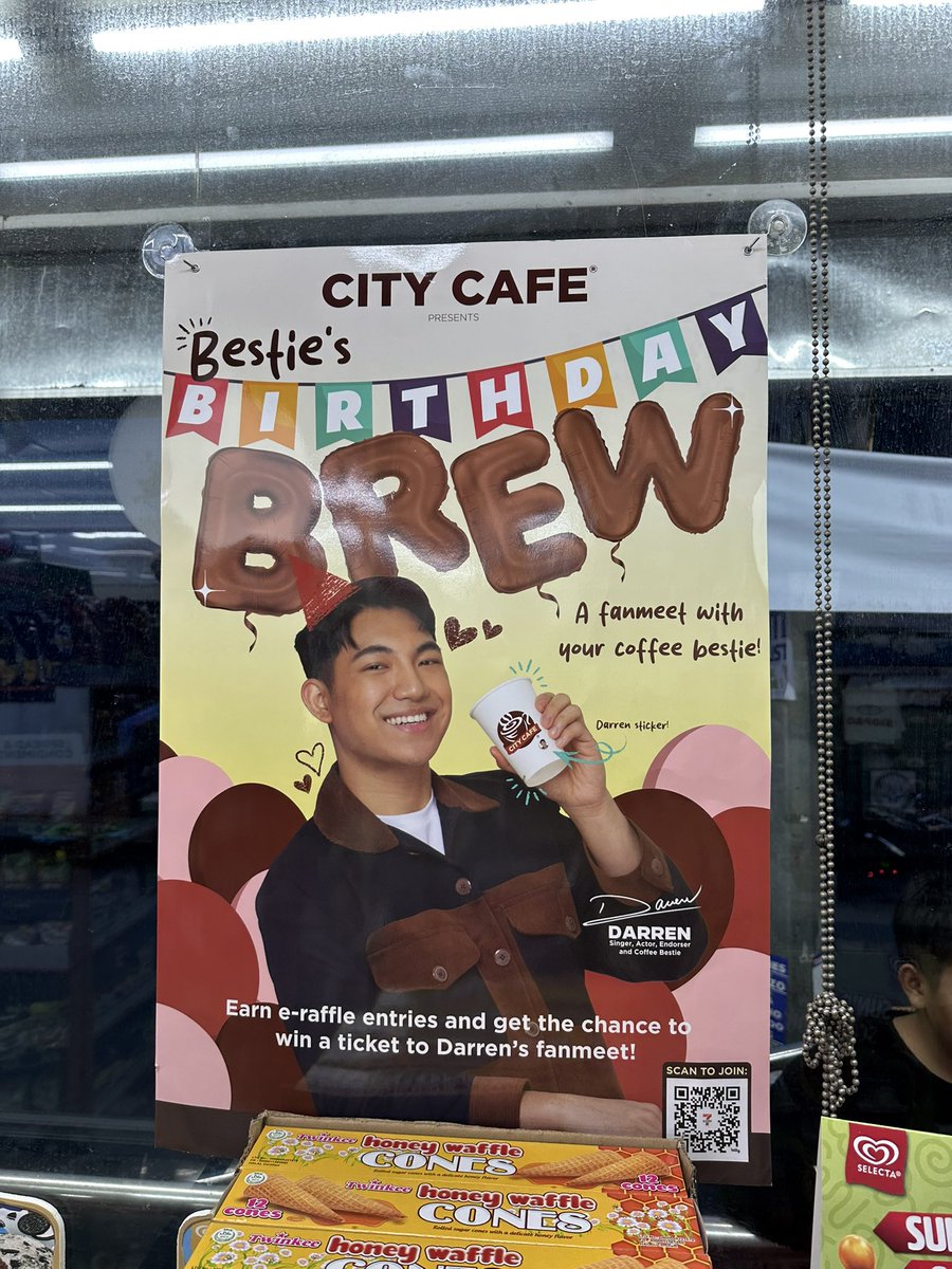 Madami pang #CityCafe Coffee ang kailangan to collect more stickers. Darren malapit na kaming mga Darrenatics mo mag palpitate.. 😂 Coffee pa more! ☕️ Basta para sayo willing kami mag palpitate.😆💚

#DARREN <a href="/Espanto2001/">Darren</a> 
#DarrenforCityCafe #711ph
#DoTheCCWithDarren