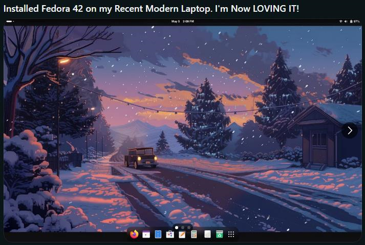 ideafella's tweet photo. IN THE LAST FEW DAYS...
They all changed to the #Linux #Fedora
Switch from #Windows10 (before #EOL, End of Life) #Windows11 #MacOS and join the #OSS community.
Say yes
#Privacy #Safety #Fun #Ricing #Linux #Free
Say no
#Ads #Tracking #Recall #MicrosoftAccount force creation! https://t.co/GDNgjOOYc8