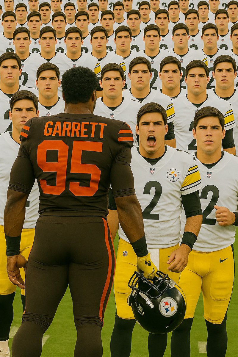 100 Mason Rudolphs vs 1 Myles Garrett holding a helmet

Who wins?