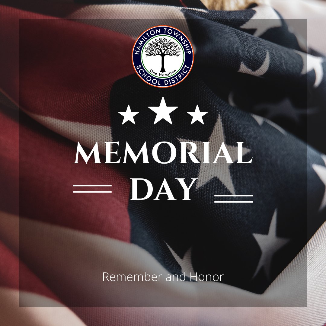 WeAreHTSD (@wearehtsd) on Twitter photo 📣 TODAY in Hamilton
Memorial Day is a federal holiday in the U.S. for honoring and mourning the military personnel who have died in the performance of their military duties while serving in the United States Armed Forces 🇺🇸
#HTSD #HTSDpride
<a href="/ScottRRocco/">Scott Rocco, Ed.D.</a> <a href="/HTSDSecondary/">Jim Altobello Ed.D.</a> 📣 TODAY in Hamilton
Memorial Day is a federal holiday in the U.S. for honoring and mourning the military personnel who have died in the performance of their military duties while serving in the United States Armed Forces 🇺🇸
#HTSD #HTSDpride
<a href="/ScottRRocco/">Scott Rocco, Ed.D.</a> <a href="/HTSDSecondary/">Jim Altobello Ed.D.</a>