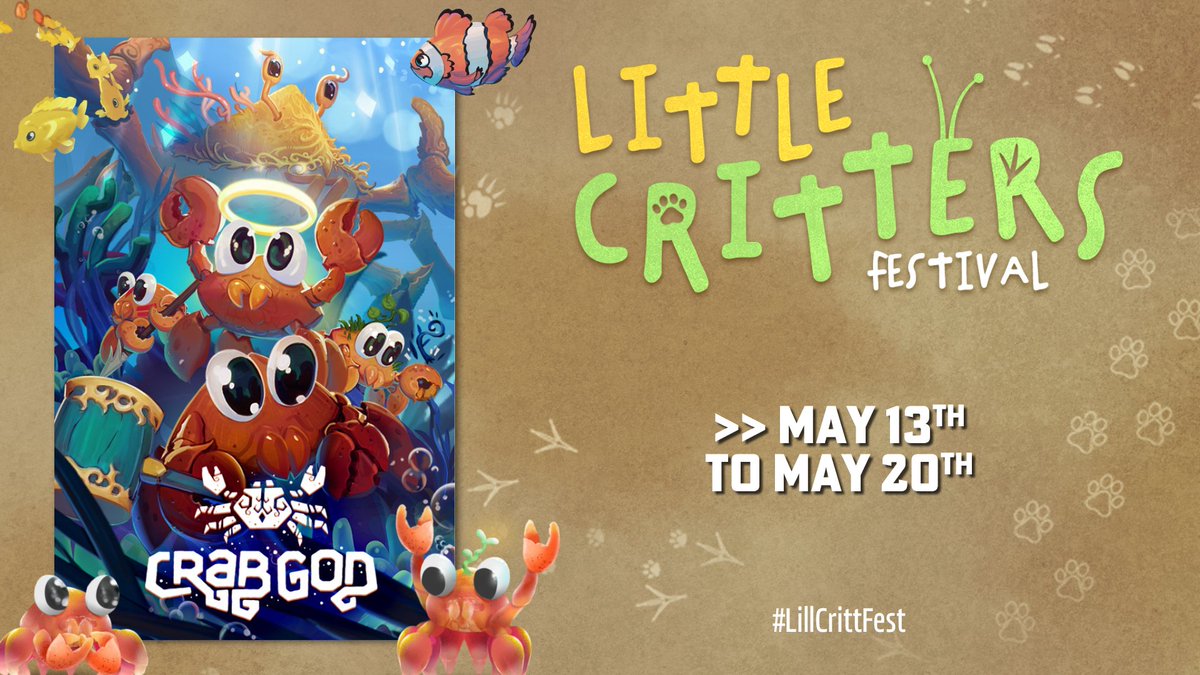 The Crablings are our favorite critters, and thanks to <a href="/Microids_off/">Microids</a>, there's finally a Fest that celebrates them!  🦀

Join the #LillCrittFest on Steam and discover sales on games featuring the most adorable creatures: store.steampowered.com/publisher/micr…