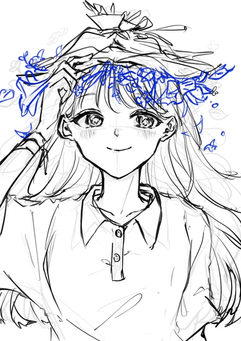 花泥棒さんのラフ💐 
