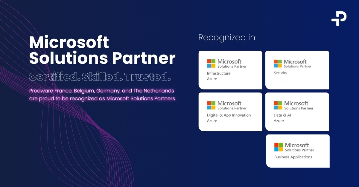 📣We’re proud to announce that Prodware has been recognized as a #Microsoft Solutions #Partner in five key solution areas, highlighting our deep #expertise and commitment to delivering value for our clients. Thanks <a href="/Microsoft/">Microsoft</a> for the trust and kudos to our teams!