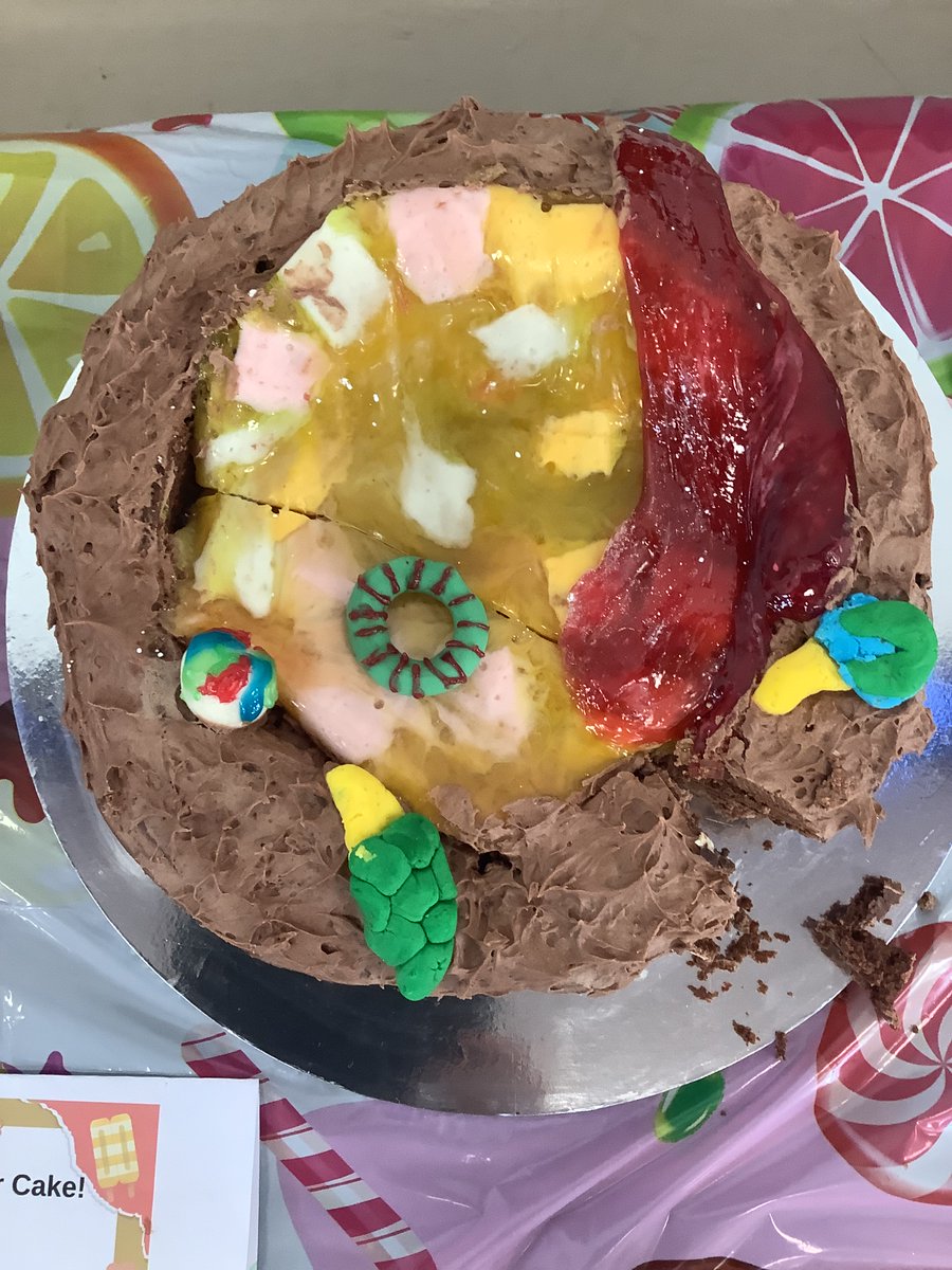 Look at some of the entries in the cake competition.