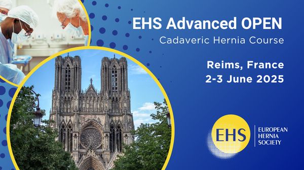 🎓 Heading to Paris for the EHS 2025 Congress? Arrive prepared – and inspired.
Join us in Reims on 2–3 June 2025 for the EHS Advanced Open Cadaveric Hernia Course – an official pre-congress course held just ahead of the EHS 2025 Congress in Paris.
This two-day advanced training