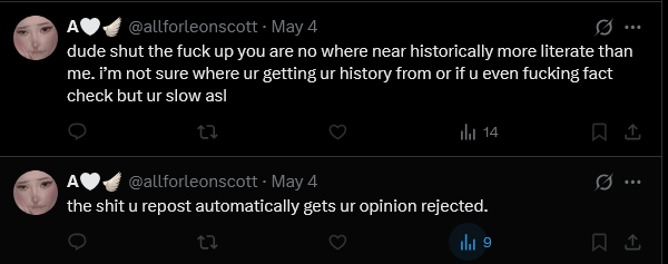 RAMBUNKchus's tweet image. @allforleonscott blocking me to make it look like I got owned 💀💀 bitch thinks she tuff