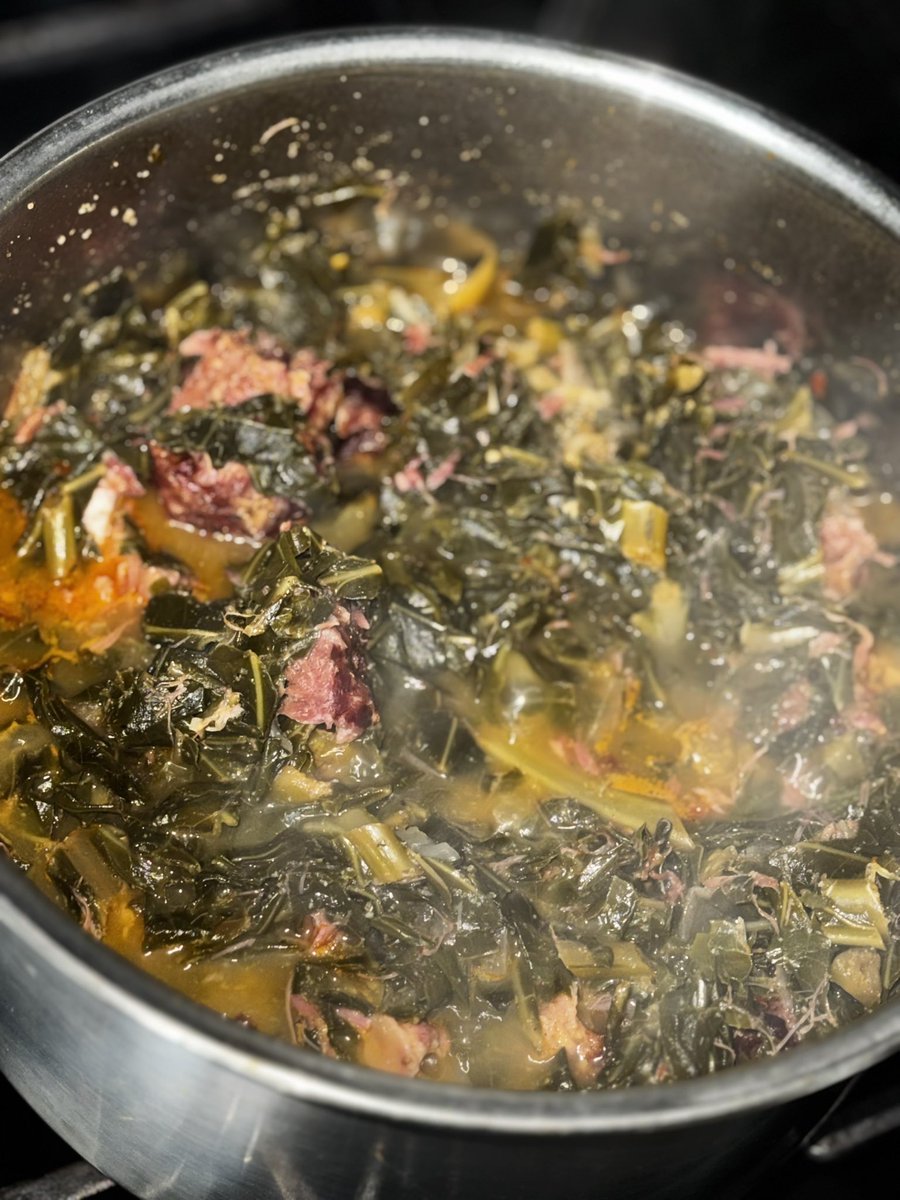 Seductive_Choco's tweet image. It’s so satisfying when I’m cooking collard greens and watching the turkey meat fall/break off the bone into the greens 🥬 everytime in this moment I am going through food p****. 😭😮‍💨🤤🤩