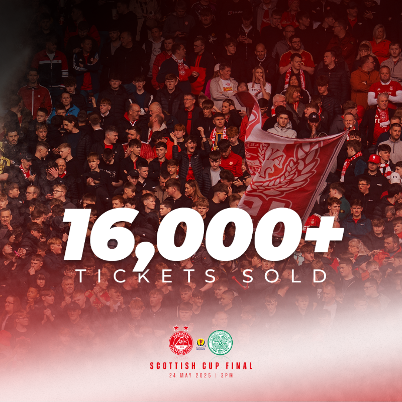 AberdeenFC's tweet photo. An incredible effort so far 💪
 
Don't miss out 👇