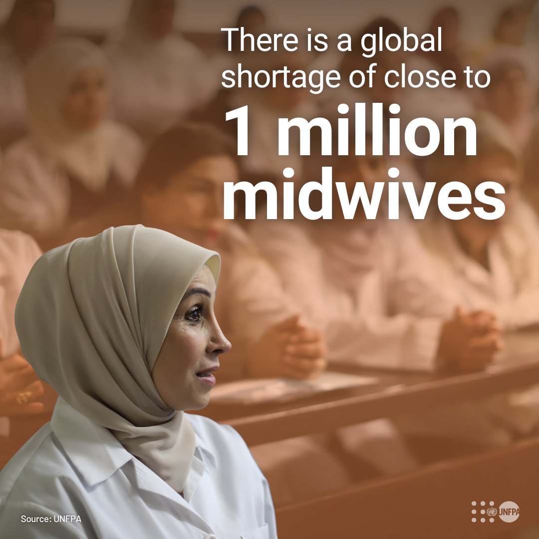 🚨 The world needs more #midwives.

Yet severe humanitarian funding cuts will make the life-saving work of current midwives even harder.

See how <a href="/UNFPA/">UNFPA</a>—the <a href="/UN/">United Nations</a> sexual and reproductive health agency—is supporting their crucial role worldwide: unf.pa/idm

#GlobalGoals