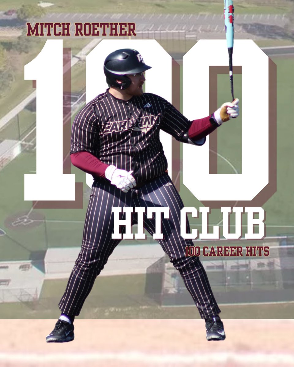 Congrats to Jr. Mitchell Roether on his 100th hit this past weekend!