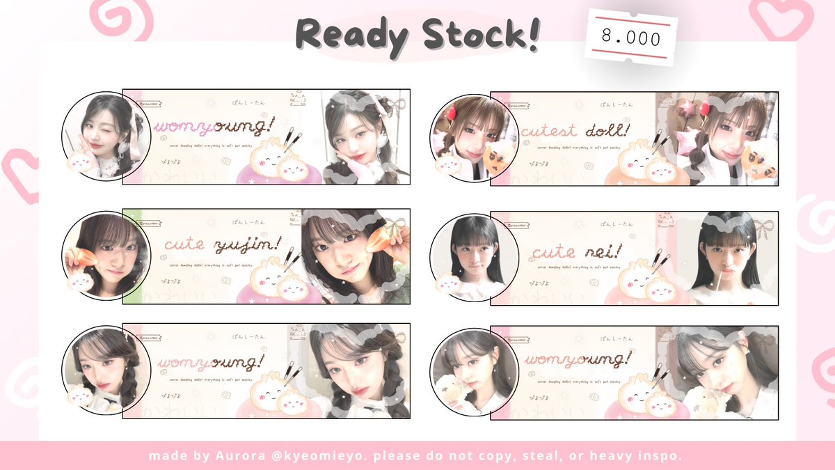 kyeomieyo's tweet image. help repost please? thanks! ♡

+ ࣪ ⑅ 👧🏻 aurora bawa layout ready stock ^__^ jajan &amp;lt; PANGSIT! &amp;gt; yuk teman teman? 🥟🎀 hihi.. bisa di take dengan harga 8.OOO / each! avail retext &amp;amp; get png ongli yaah~ 🥢

#zonauang rs gg cute