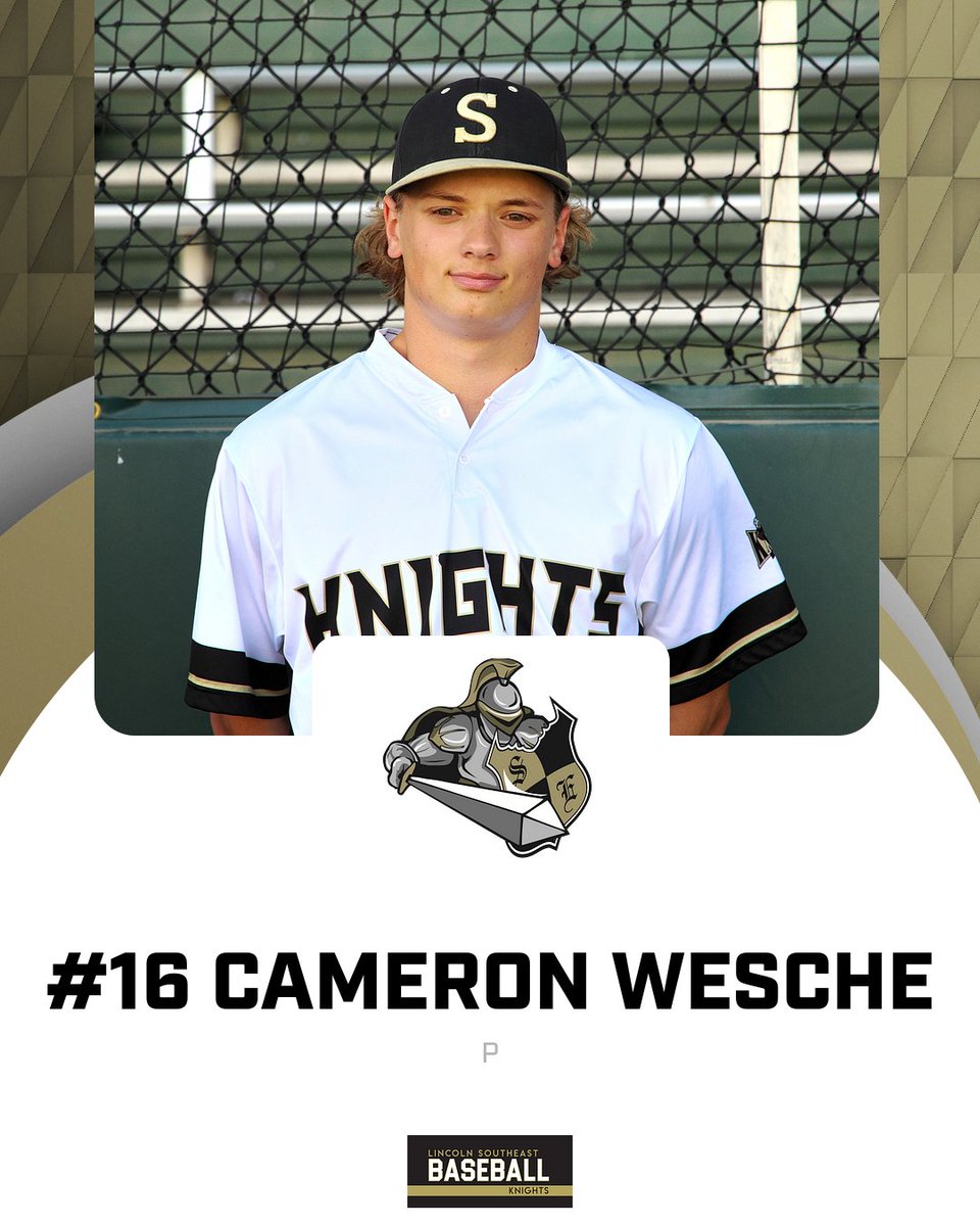 #16 Cameron Wesche
Favorite MLB Team- Colorado Rockies
Favorite Athlete- Nolan Arenado
Favorite Baseball Movie- Moneyball
College Plans- Study history @ NWU