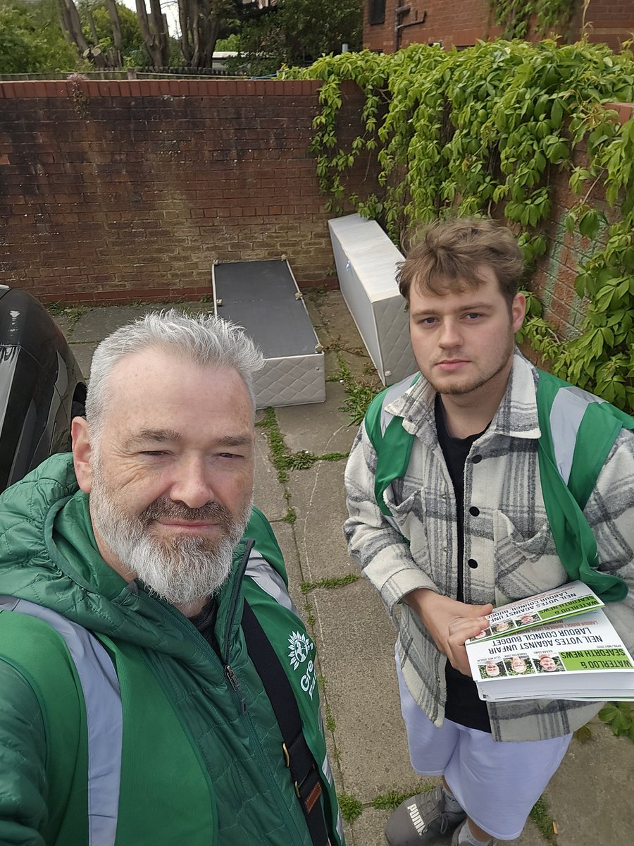 Cllr Neil Doolin (@neildoolin1) on Twitter photo ✅️ Out delivering again today our latest newsletter with <a href="/KieranGreen2003/">Kieran #BackZack</a> local Green Party campaigner.
Picked up on some flytipping issues in Waterloo and reported.
Its just dreadful 😡 ✅️ Out delivering again today our latest newsletter with <a href="/KieranGreen2003/">Kieran #BackZack</a> local Green Party campaigner.
Picked up on some flytipping issues in Waterloo and reported.
Its just dreadful 😡