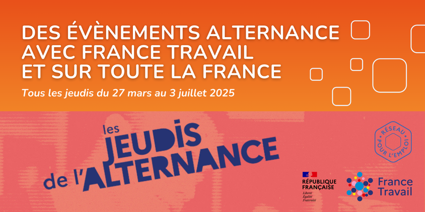 Etudiant.gouv (@etudiantgouv) on Twitter photo Valoriser votre formation en #alternance, construire votre projet pro, des conseils pour vous aider à candidater, des rencontrer des entreprises qui recrutent, rendez-vous aux jeudis de l'alternance organisés par <a href="/FranceTravail/">France Travail</a>👉swll.to/1SmufI Valoriser votre formation en #alternance, construire votre projet pro, des conseils pour vous aider à candidater, des rencontrer des entreprises qui recrutent, rendez-vous aux jeudis de l'alternance organisés par <a href="/FranceTravail/">France Travail</a>👉swll.to/1SmufI