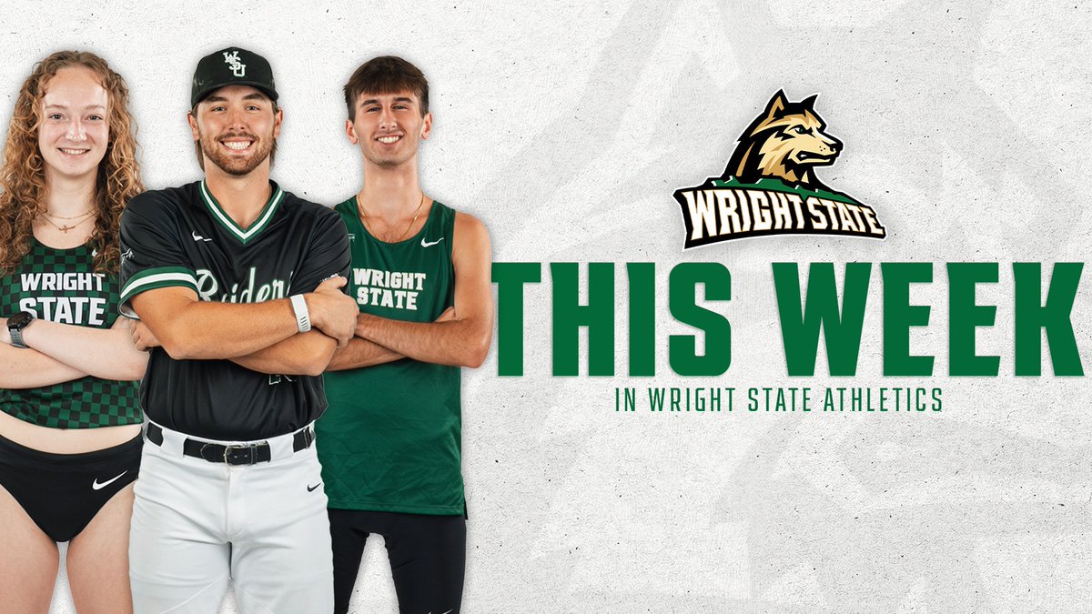 It’s another action-packed week for Wright State, featuring baseball and track &amp; field — don’t miss the full schedule below. 🐺

🔗bit.ly/May5ThisWeek