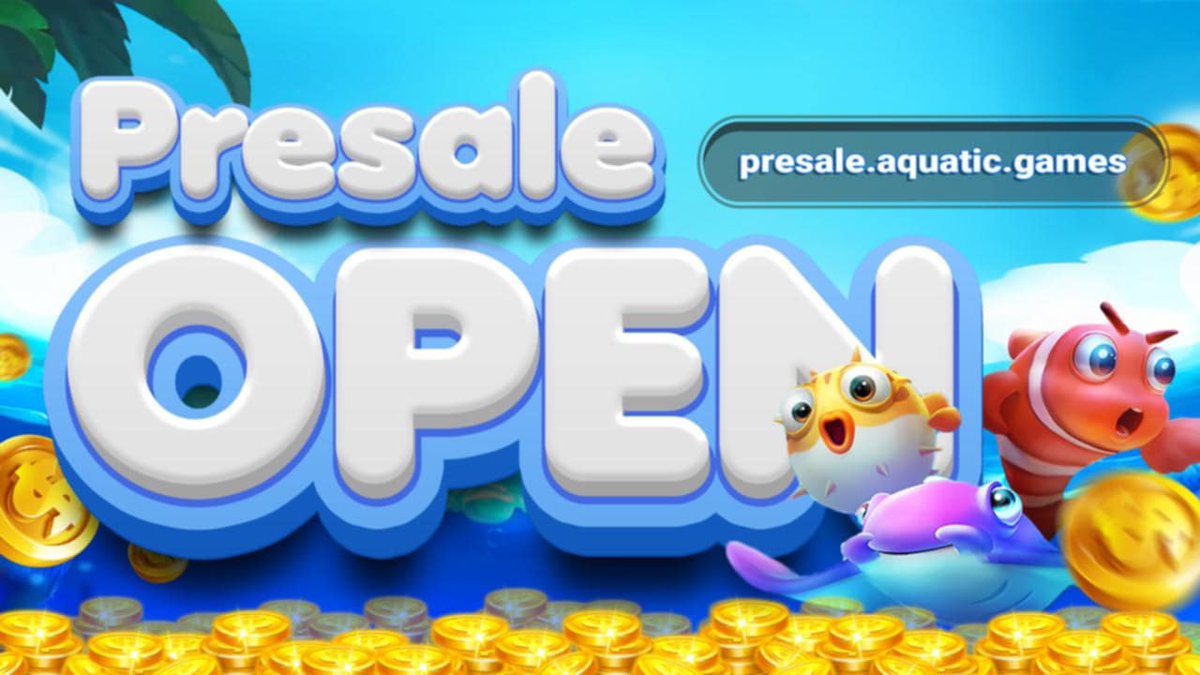 aquatic_game's tweet photo. 🐳 $AQUA WL PRESALE IS OPEN  🐳
🔗Access: https://t.co/r571YGb6vu 
💰WL Price: 0.00107 $S per $AQUA
⏰Duration: May 5th 2 PM UTC - May 8th 2 PM UTC (72 hours)

Aquatic is the 1st High Yield - Play to Earn Aquarium on @SonicLabs. 
✅Testnet LIVE
✅Audit Completed
✅KYCed with Sonic BD Team