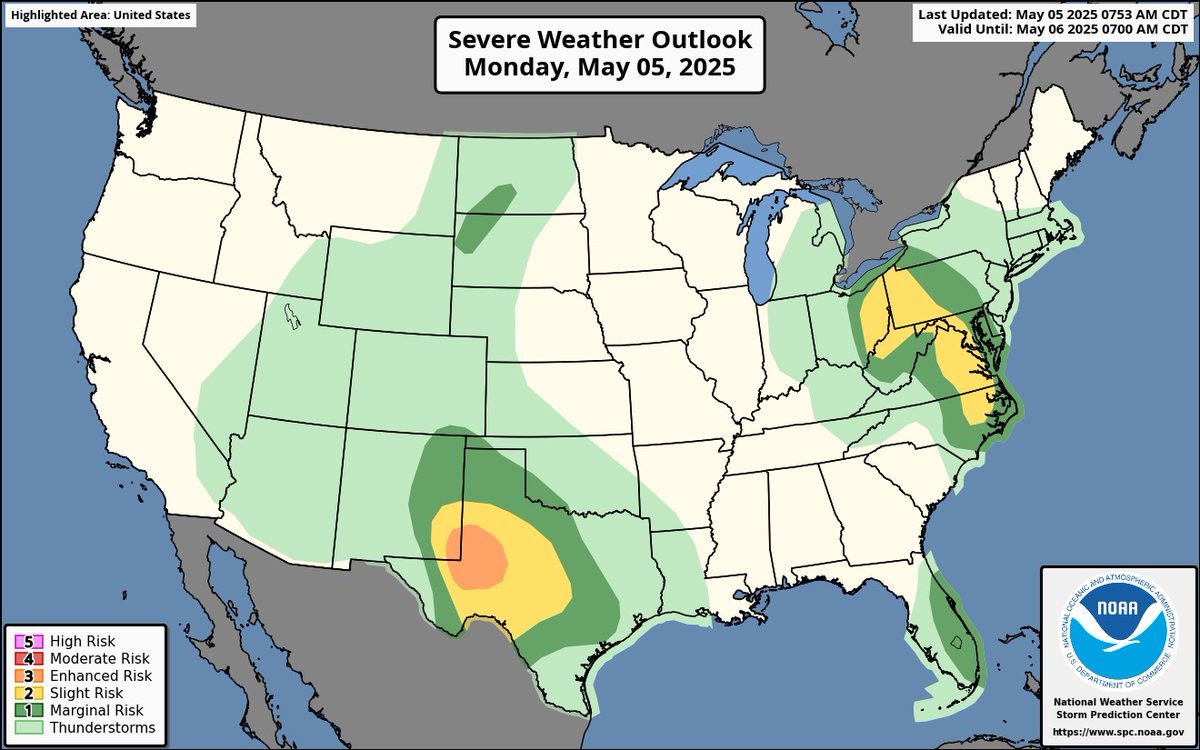 We’re standing by for a live stream! Watching for storms in TX later &amp; also into the Mid Atlantic!
