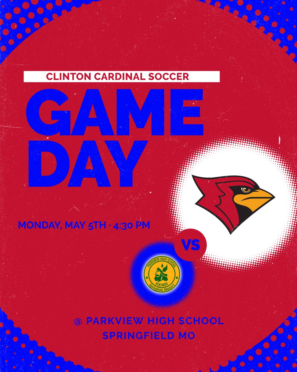 GAMEDAY
Cardinals head down to Springfield to take on the Parkview Vikings!
Varsity kicks off at 4:30 with a full JV game to follow.