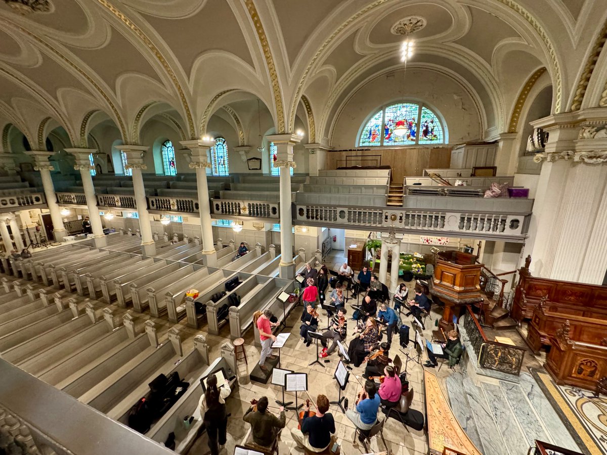 Excited to be back in Hampstead Parish Church today with <a href="/hpccollective/">The Hampstead Collective</a>  for a performance of Hansel’s Saul - 7pm tonight! Tickets online and on the door! 
🎟️ thehampsteadcollective.com/concerts/hande…